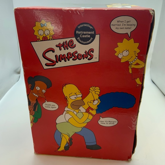 VTG The Simpsons TV Show Retirement Castle Interactive Intelli-Tronic w/ Jasper - Picture 14 of 16